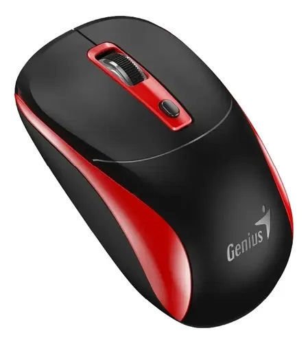 MOUSE USB WIRELESS NX-7123 NEGRO/ROJO GENIUS 31030043402